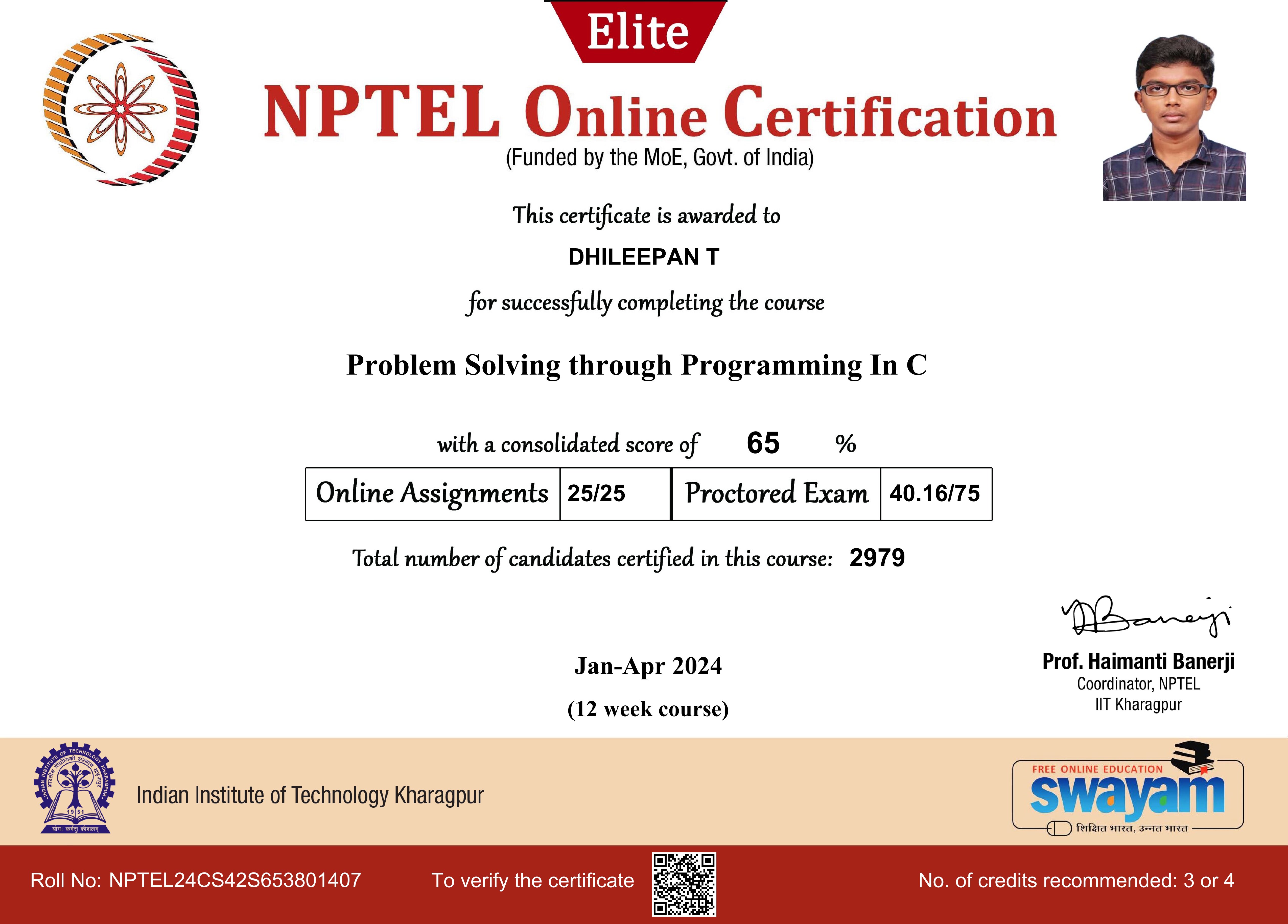 Certificate 1
